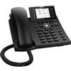 Snom D335 Desk Telefono, 2.7 Display ad alta risoluzione a colori, 12 SIP identita, 8, 32, Self-etichettatura, tasti funzione, PoE, 2x Gigabit Ethernet; Nero; 00004390