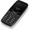 Panasonic KX-TF400EXB Telefono Cellulare 4G, VoLTE, 200 Ore di Standby, Ricarica USB-C, Display 2,4", Bluetooth, Torcia LED, Fotocamera, Resistente all'Acqua IP44, Nero