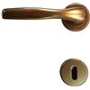 FIP, Coppia di Maniglie Hoppe Milano, per Porte Interne, in Alluminio, Colore Bronzo