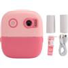 Bewinner Fotocamera Istantanea per Bambini con Doppio Obiettivo, Fotocamera a Stampa Istantanea con Schermo IPS da 2,4 Pollici, Fotocamera per Piccoli Giocattoli con Zoom Digitale 8X,
