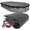 Robelle 321218 - 4 Dura-Guard Copertura Invernale per 12 di 5,5 m Ovale Interrata Piscina