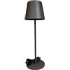 Imperia Lampada da tavolo led ricaricabile dimmerabile Thelma 3CCT 3W 280lm corten