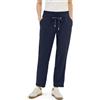 Cecil B379448 Pantaloni Larghi, Urban Navy Blue, L / 28L Donna