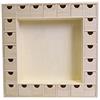 Artemio 39 x 39,5 x 6,5 cm Calendario dell'avvento di Legno con cassetti da Decorare, Beige