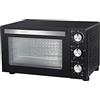 Melchioni Forno Elettrico Ventilato Fornetto Capacità 23 Litri Potenza 1200 Watt Timer colore Nero - DEVIL 23