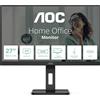 Aoc monitor 27 led ips qhd 16:9 4ms 350 cdm, usb-c, pivot, dp/2hdmi, multimediale