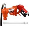 VEVOR Pompa di Trasferimento Carburante, 12 V CC 16 GPM 1/4 CV, Pompa di Estrazione Benzina con Ugello Automatico, Tubo di Scarico Aspirazione per Benzina, Cherosene