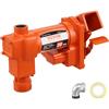 VEVOR Pompa di Trasferimento Carburante, 12 V CC 20 GPM 1/4 CV Estrazione Benzina in Ghisa con Design Scatola di Raccolta Carburante per Benzina, Diesel, Cherosene, Miscele di Etanolo Metanolo