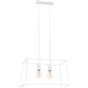 Eglo Leuchten my light Lampadario a sospensione Taunton Cubo rettangolare in alluminio colore bianco opaco 2XE27 63023/20