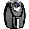 Bakaji Friggitrice ad Aria Calda Senza Olio Airfryer XL Display Digitale a 7 Programmi Capacità 3.2 Lt Premium 1400 W