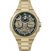 Ingersoll The Spirit Mens, orologio automatico da uomo da 46,7 mm con quadrante Verde e bracciale argentato in acciaio inossidabile I15803
