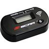 SCAR Contaore Contatore senza fili Moto Cross Enduro Quad Moto Compatibile con YAMAHA KTM HONDA KAWASAKI SUZUKI HUSQVARNA - Nero