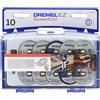 Dremel 2615S690JA EZ SpeedClic Set di Accessori, 10 Dischi da Taglio e 1 Perno EZ SpeedClic