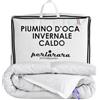 PERLARARA - Piumino d'oca 100% Piazza e Mezza 200x215 cm - Auril 720 Winter Caldo