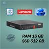 Lenovo PC DESKTOP LENOVO M910Q MINI INTEL I5 RAM 16GB SSD 512GB WIN 11 PRO RICONDIZIONA