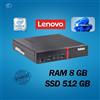 Lenovo PC DESKTOP LENOVO M900 MINI INTEL I5 RAM 8GB SSD 512GB WIN 11 PRO RICONDIZIONAT