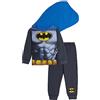 Batman Costume da Pigiama per Bambini con Mantello - 3-4 Anni: 104cm