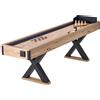 VEVOR Tavolo da Shuffleboard 274 cm Set Gioco Combinato Bowling 2 in 1 Feste