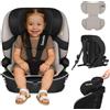LIONELO Seggiolino Auto BILLY i-Size per Bambini 76-150 cm (15 mesi-12 anni) Installazione ISOFIX o cintura, Poggiatesta 10 Liveli, Protezione laterale, TopTether, Cinture a 5 punti, Ultima Norma R129