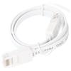 goobay Wentronic 0.5m RJ-45 Cat6 Cable 0.5m White networking cable - Networking Cables (0.5 m, RJ-45, RJ-45, White)