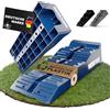 WERKTHOR Cunei per Camper (Blu) - [Set da 2] Cunei stabili per roulotte e camper | Cunei per camper per un livellamento sicuro [<5t] - Design robusto per qualsiasi superficie