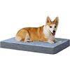 Comfy4U Letto ortopedico impermeabile per cani di taglia grande e piccola, 10 cm, in memory foam, lavabile in lavatrice, con fodera rimovibile per cani e gatti, materasso per cani e gatti