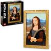 LEGO Art Gioconda, Riproduzione Opera d'Arte Rinascimentale di Leonardo da Vinci in Mattoncini, Decorazione da Parete di Casa, Idea Regalo Creativa per Adulti, Uomo, Donna, Lui, Lei e Artisti 31213
