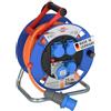 Brennenstuhl Garant Avvolgicavo da campeggio CEE IP44 (CEE con cavo da 25 m, H07RN-F 3G2.5, arancione, avvolgicavo per uso permanente esterno IP44, Made in Germany)