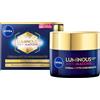 NIVEA Luminous630 Anti-Macchie Crema Notte Rigenerante 50 ml, Crema viso antirughe e antimacchia, Crema viso Acido Ialuronico e Thiamidol brevettato, Crema antimacchie viso per una pelle rinnovata