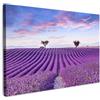 MuchoWow© Quadri Moderni Soggiorno su Tela Quadro 60x40 cm Canvas Foto Dipinti Camera da Letto Decorazioni Pareti Lavanda - Natura - Viola - Alberi - Fiori