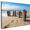MuchoWow© Quadri Grandi Dimensioni 30x20 cm Quadretti Da Parete Quadro Moderno Camera Da Letto Stampa Foto Su Tela Soggiorno Cornice DecorazioniSabbia - Spiaggia - Posta - Acqua - Estate