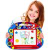 Lexibook, Paw Patrol, Lavagna Magica da Disegno Multicolore, Giocattolo Creativo Artistico per Bambine e Bambini, Penna Stilo e timbri, Rosso/Blu, CRPA550