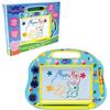 Lexibook, Peppa Pig, Lavagna Magica Multicolore, 3 timbri magnetici e Pennino Inclusi, Gioco Artistico e Creativo per disegnare a Colori, Blu/Giallo, CRPP550