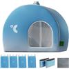 Nybhyjka Casetta refrigerante per gatti, cuccia refrigerante per cani e gatti, a lunga durata, resistente alle intemperie, grande casa intelligente per giardino e soggiorno
