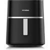 Hyundai Friggitrice ad aria senza olio 7 litri, Air Fryer HAF7000D. 1800 W, 10 programmi, nero