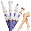 Lrbsule Rasoio Elettrico Donna, 4 in 1 Depilatore Corpo Donna Rasoio Parti Intime Depilatore Viso, Rasoio Intimo Rasoio Elettrico Corpo Epilatore Elettrico Capelli per Viso, Corpo