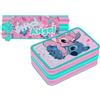 ASTUCCIO STITCH E ANGEL GIRL LOVE ROSA 3 ZIP