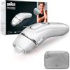 Braun Silk·expert Pro 3 Epilatore Luce Pulsata, Depilatore Corpo Donna, Alternativa All'Epilazione Laser Peli Donna, Epilazione a Casa, Con Custodia, Rasoio Venus, 3 Testine, Idea Regalo, PL3222