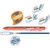CARIOCA PENNA CANCELLABILE A SCATTO OOPS CARIOCA, PUNTA 0,7 MM, INCHIOSTRO ROSSO 43043/03