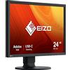 EIZO ColorEdge CS2400S - Monitor grafico da 61,1 cm (24,1 pollici), HDMI, hub USB, USB-C, switch KVM, DisplayPort, 1920 x 1200, 99% AdobeRGB, 95% DCI-P3, colore: Nero