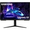 Samsung Monitor Gaming Odyssey G3 (S27DG302), Flat, 27, 1920x1080 (Full HD), VA, 180 Hz, 1 ms, AMD FreeSync, HDMI, Display Port, Ingresso Audio, HAS, Pivot, Flicker Free, Eye Saver Mode