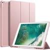 JETech Custodia per iPad Pro 12,9 Pollici (Modello 2015/2017, 1a/2a Generazione) con Portapenne, Cover Tablet Sottile con Retro in Morbido TPU con Auto Svegliati/Sonno (Oro Rosa)
