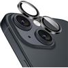 ESR Protezione Fotocamera per iPhone 15/15 Plus, 1 Pezzi, Nero