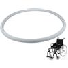 Healeved pneumatici per sedie a rotelle elettrica ruote pneumatiche carrozzina disabili ruote Elasticità dei pneumatici sostituzione ruote carrozzina pneumatico sostitutivo
