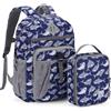VASCHY Zaino Bambina con Borsa Termica, Zaino Scuola per Bambini 3-8 Anni, con Fascia Toracica