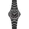 Szaikyri Orologio Elegante per Donne con Accenti in Cristallo e Bracciale in Acciaio Inossidabile Solido - Orologio da Sera per Signore (Nero)