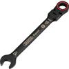 Draper Expert 03919 - Chiave combinata a cricchetto con testa flessibile metrica HI-TORQ, 13 mm, colore: nero