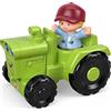 Fisher-Price Veicolo e Figura del Piccolo Popolo - Contadino e Trattore Verde