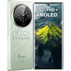 FOSSiBOT S3 Pro Smartphone 6.67" 2K AMOLED Display, 64MP AI Camera Telefono Cellulare, 20GB RAM, 128GB espandibili 1TB, 5000mAh/4G Dual SIM/1800Nits/NFC/Doppio schermo/Impronta digitale ottica.
