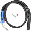 ELECTROMECANICA CANTABRIA ELCAN ELCAN Torcia per saldatura a filo professionale da 3 metri MIG MAG 25AK con connettore euro per saldatrice a gas semiautomatica raffreddata ad aria (torcia MB25)